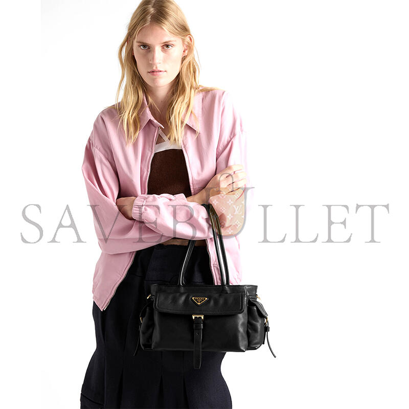 Pra*a explore medium nappa leather tote bag 1bg596 (31*17*11cm)